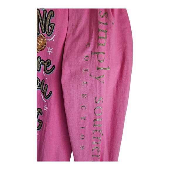 SIMPLY SOUTHERN Women M T-Shirt Top Pink Christmas Cowbells Ring Logo Cotton 38" - Picture 6 of 9